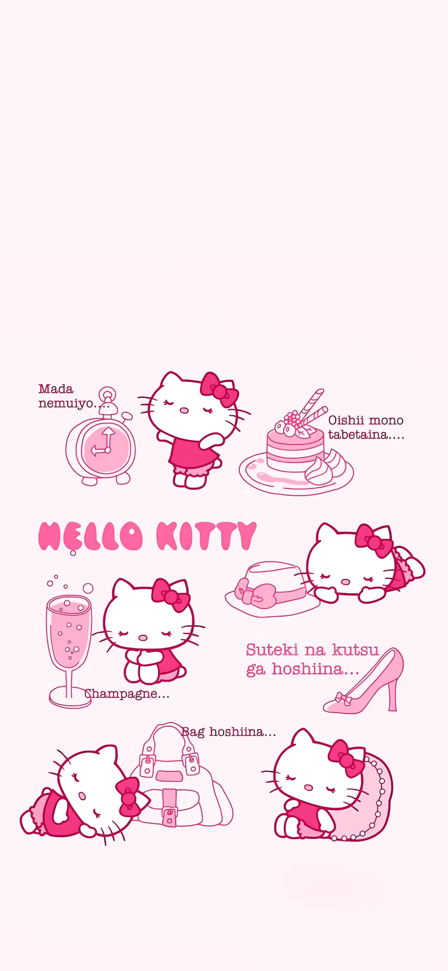 Hello Kitty Pink Aesthetic Cute Wallpaper