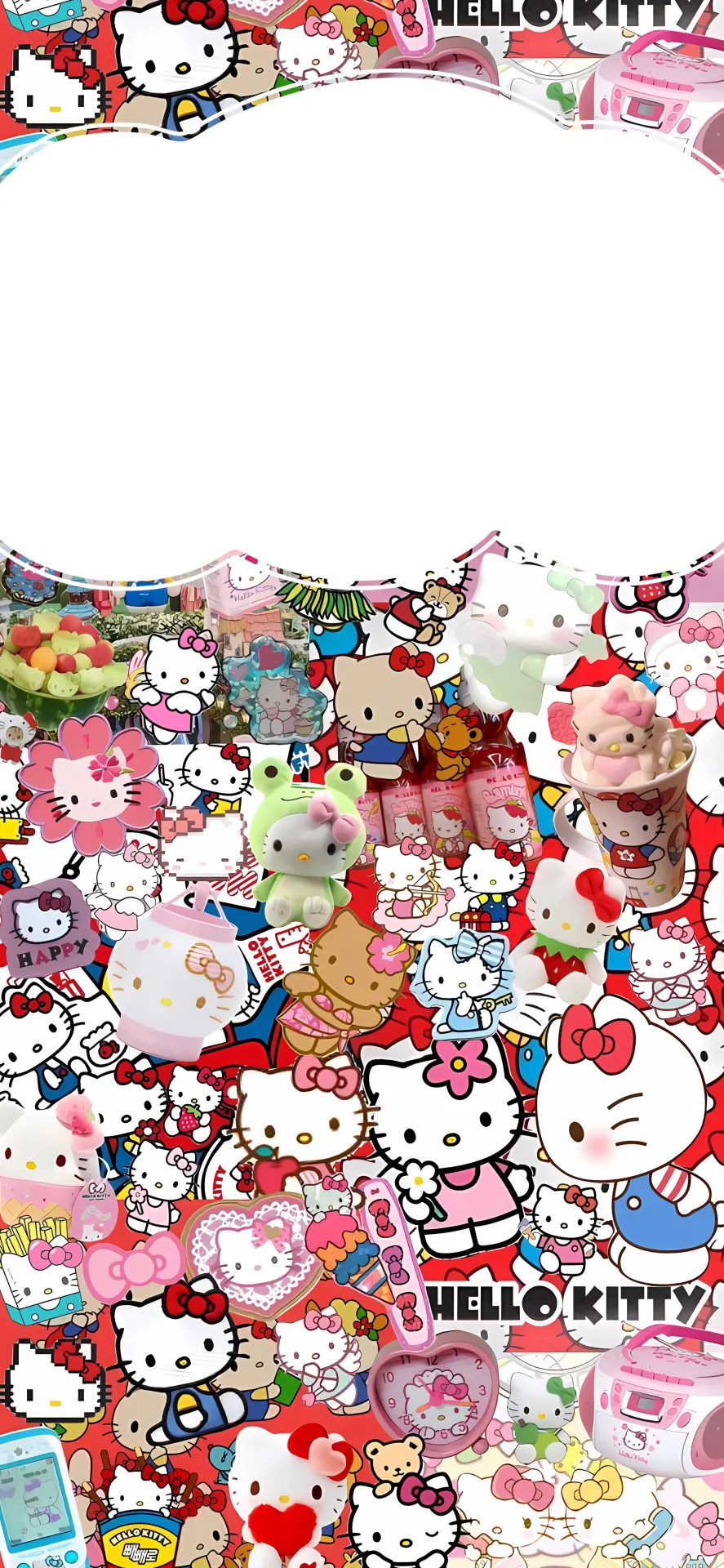 Hello Kitty Ultimate Pink Sanrio Character Collage Wallpaper