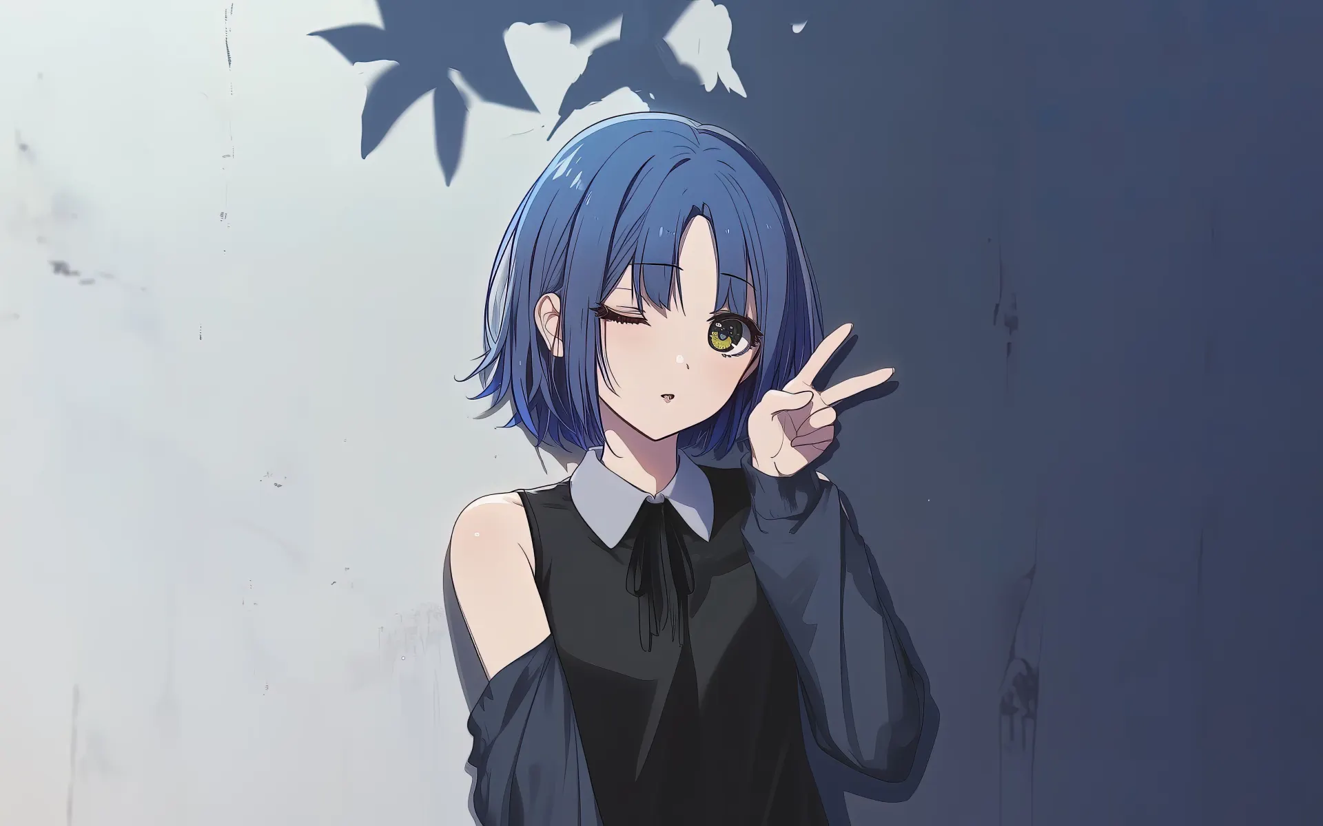 Ryo Yamada Winking Peace Sign Wallpaper