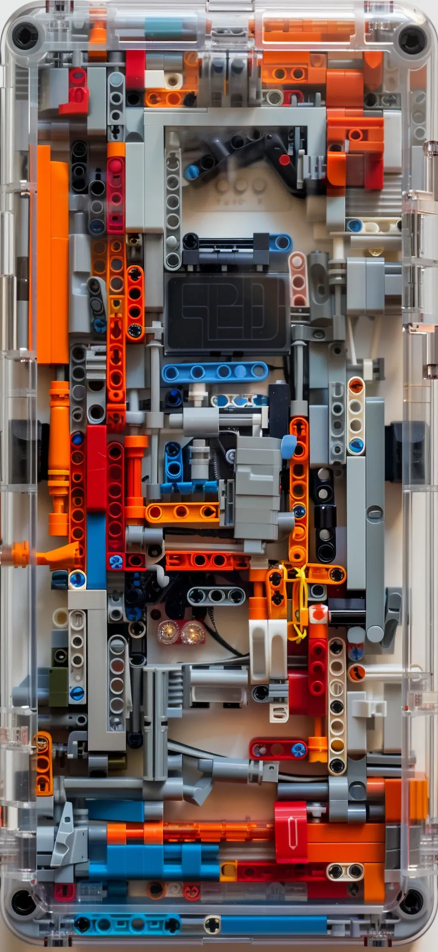 Colorful LEGO Technic Mechanical Phone Wallpaper