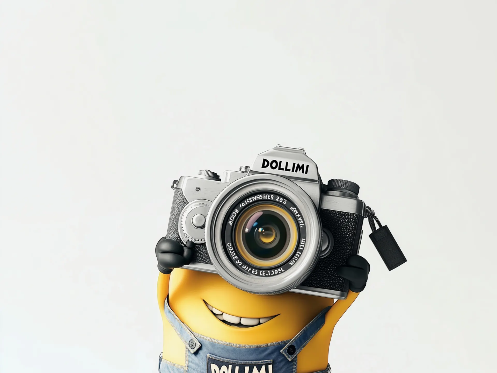 Cute Minion Holding a Camera Wallpaper