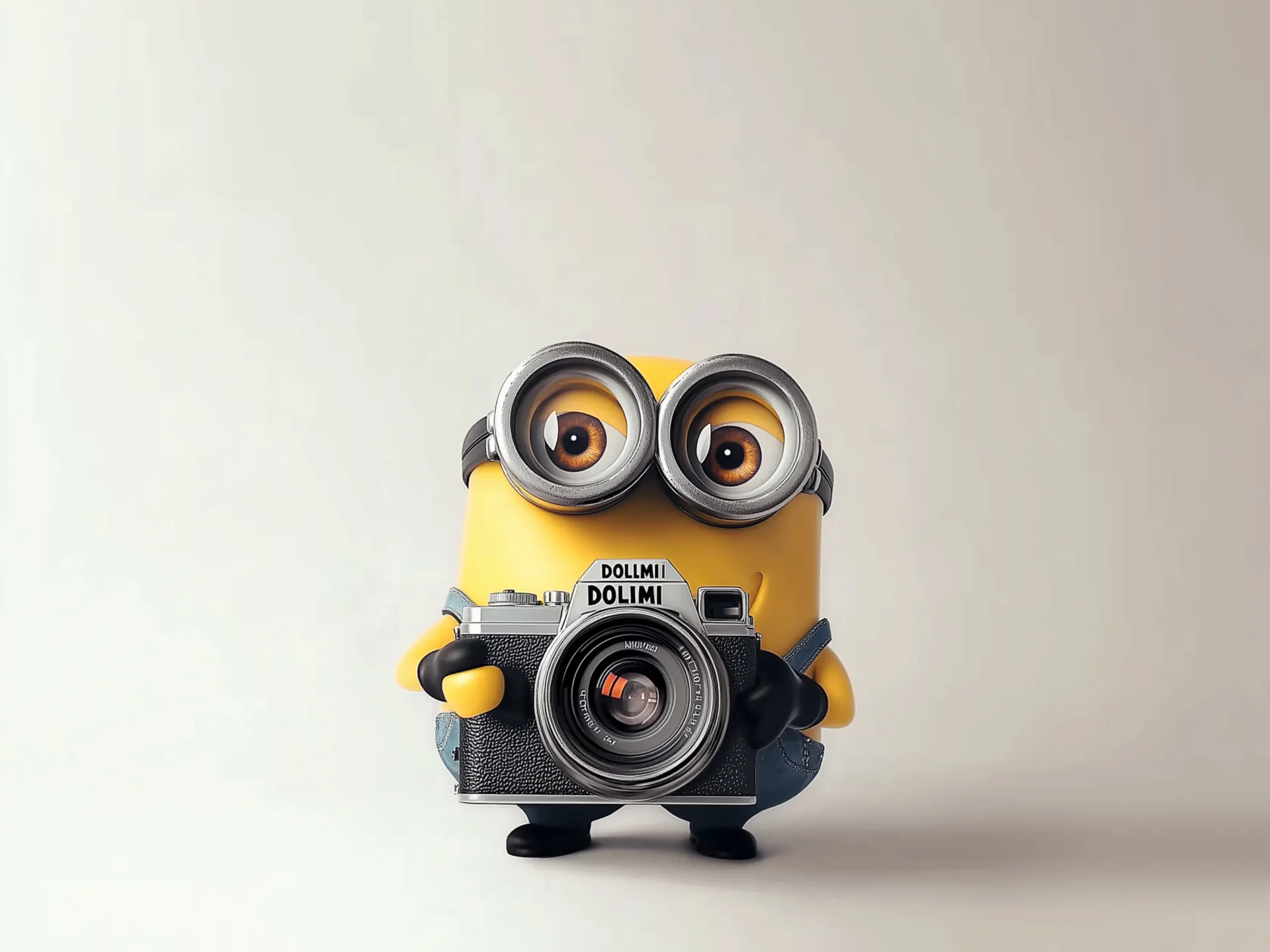 Minion Photographer with Vintage Camera Wallpaper