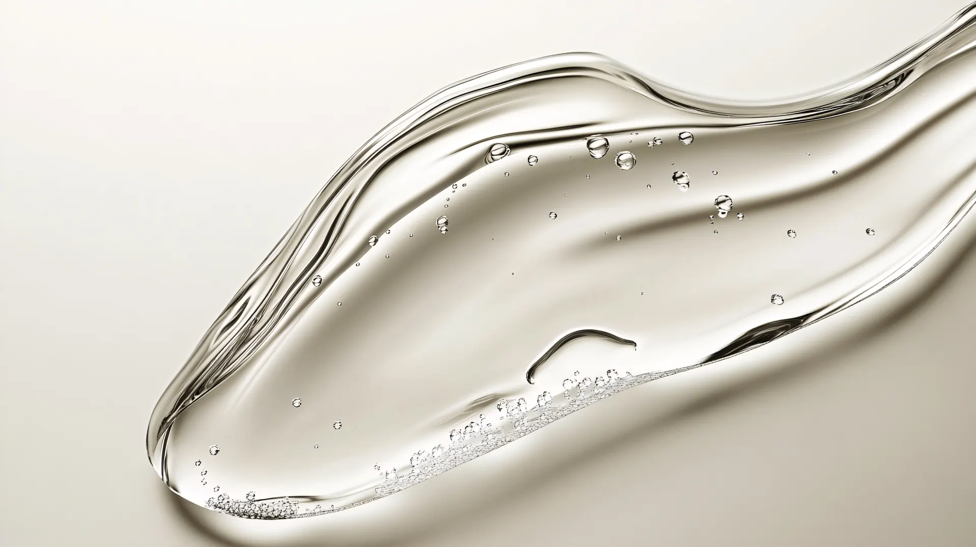 Transparent Liquid Glass Abstract Wallpaper