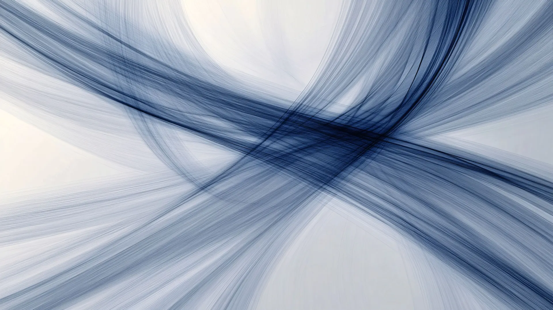 Flowing Blue Lines Abstract Wallpaper