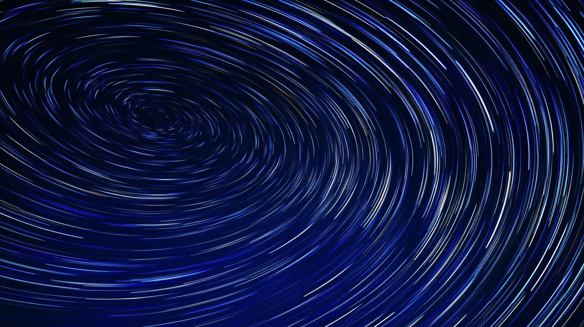 Blue Spiral Light Trails Abstract Wallpaper