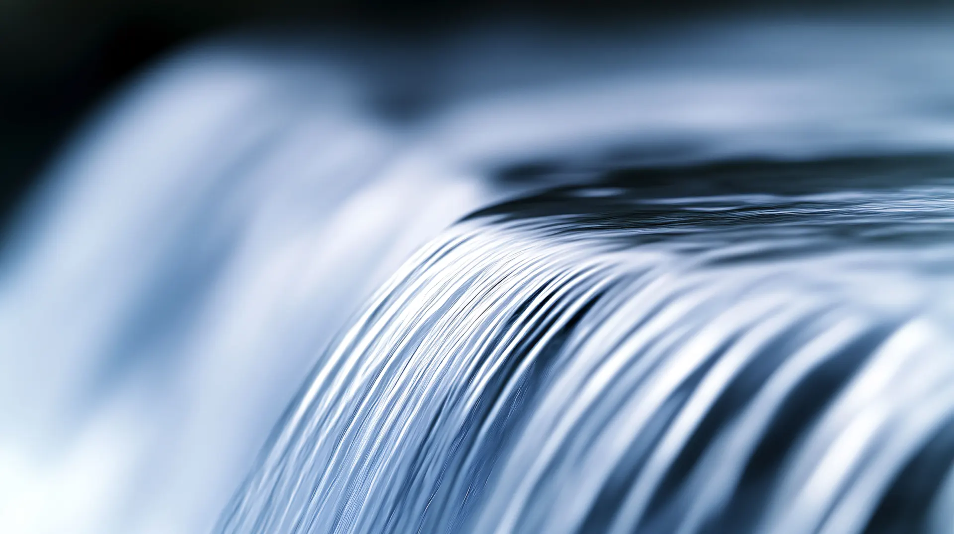 Flowing Blue Water Macro Abstract Wallpaper