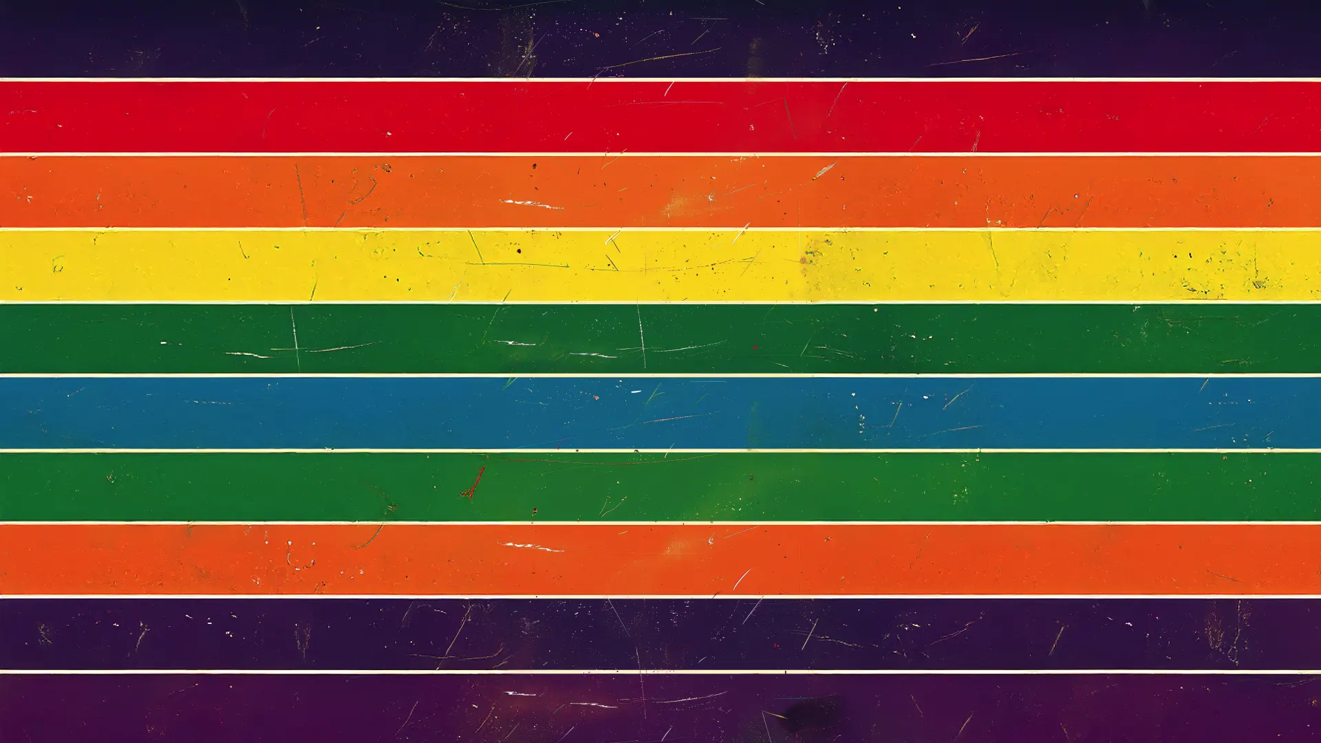 Colorful Retro Stripes Abstract Wallpaper