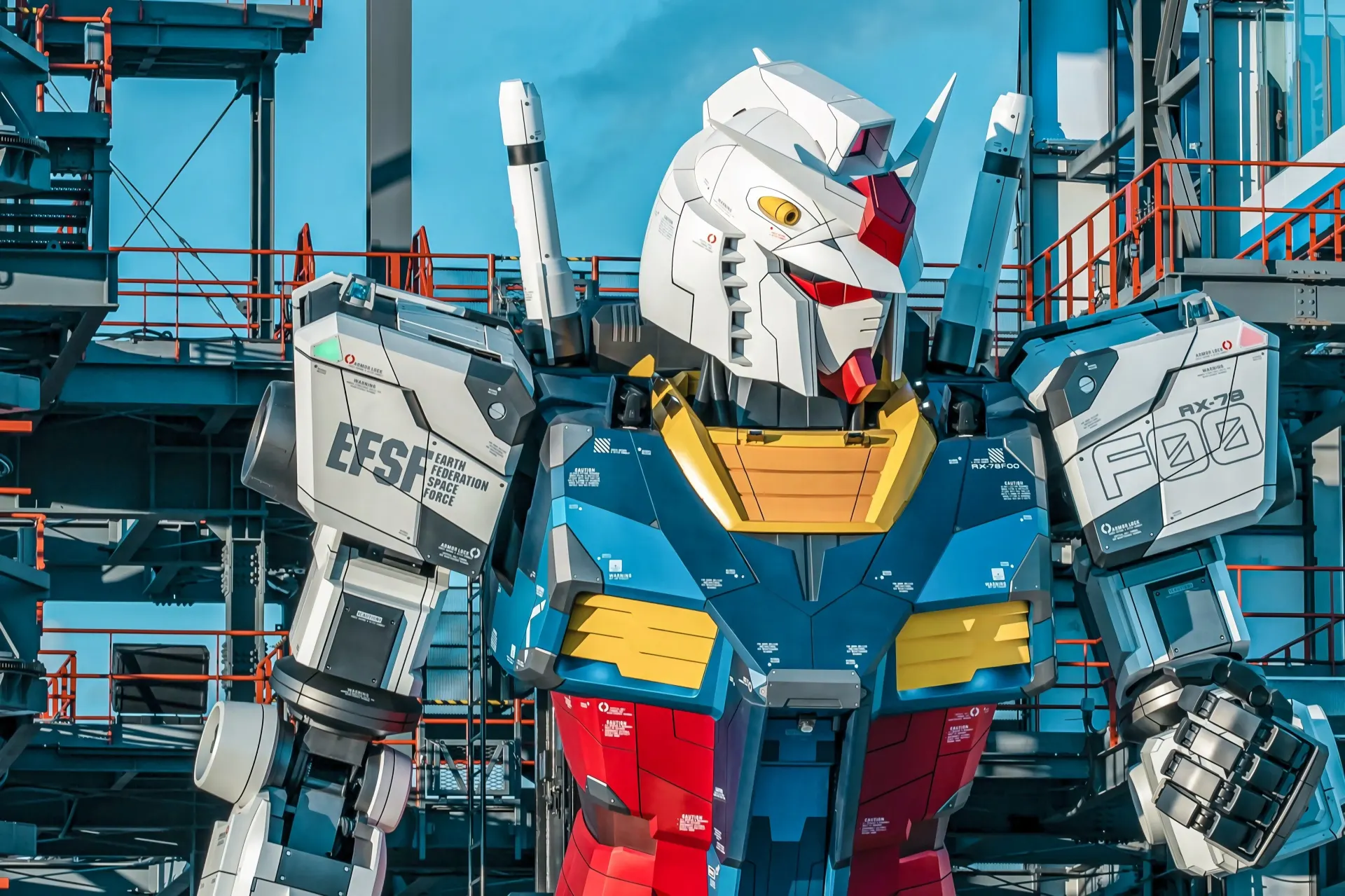 RX-78 Gundam Giant Robot 4K Wallpaper
