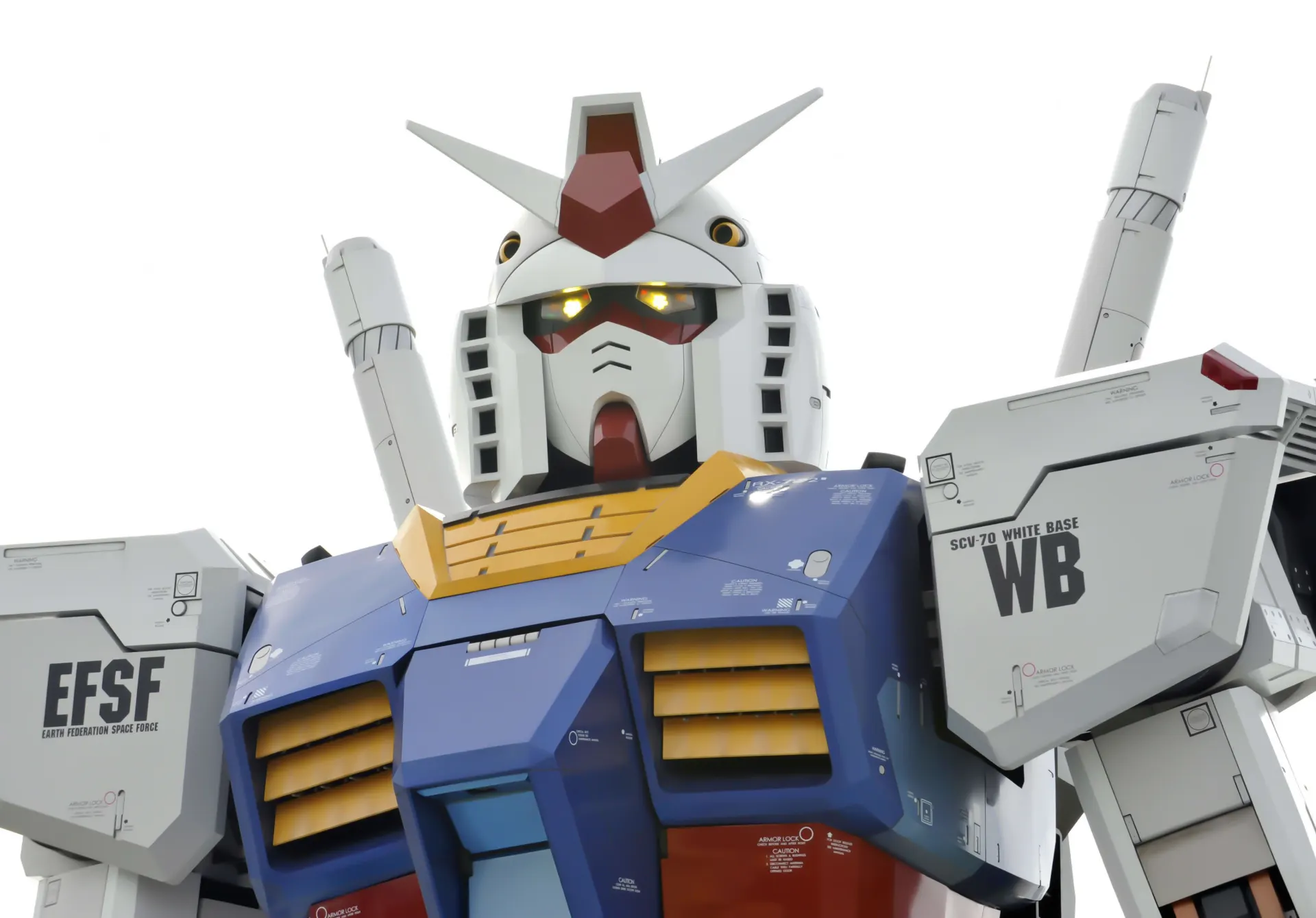 RX-78 Gundam Close-Up Robot 4K Wallpaper