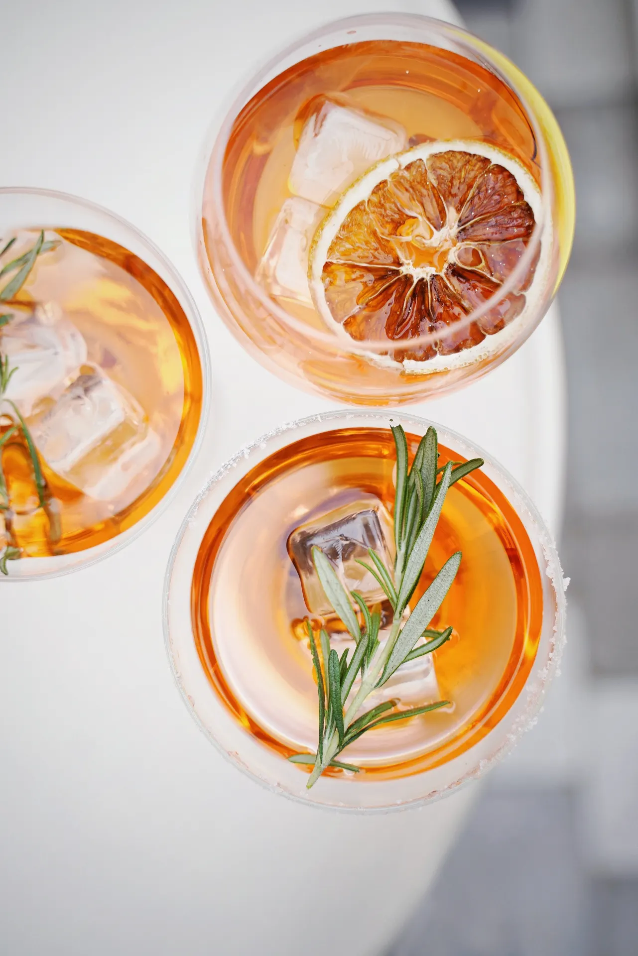 Refreshing Citrus Rosemary Drinks Wallpaper