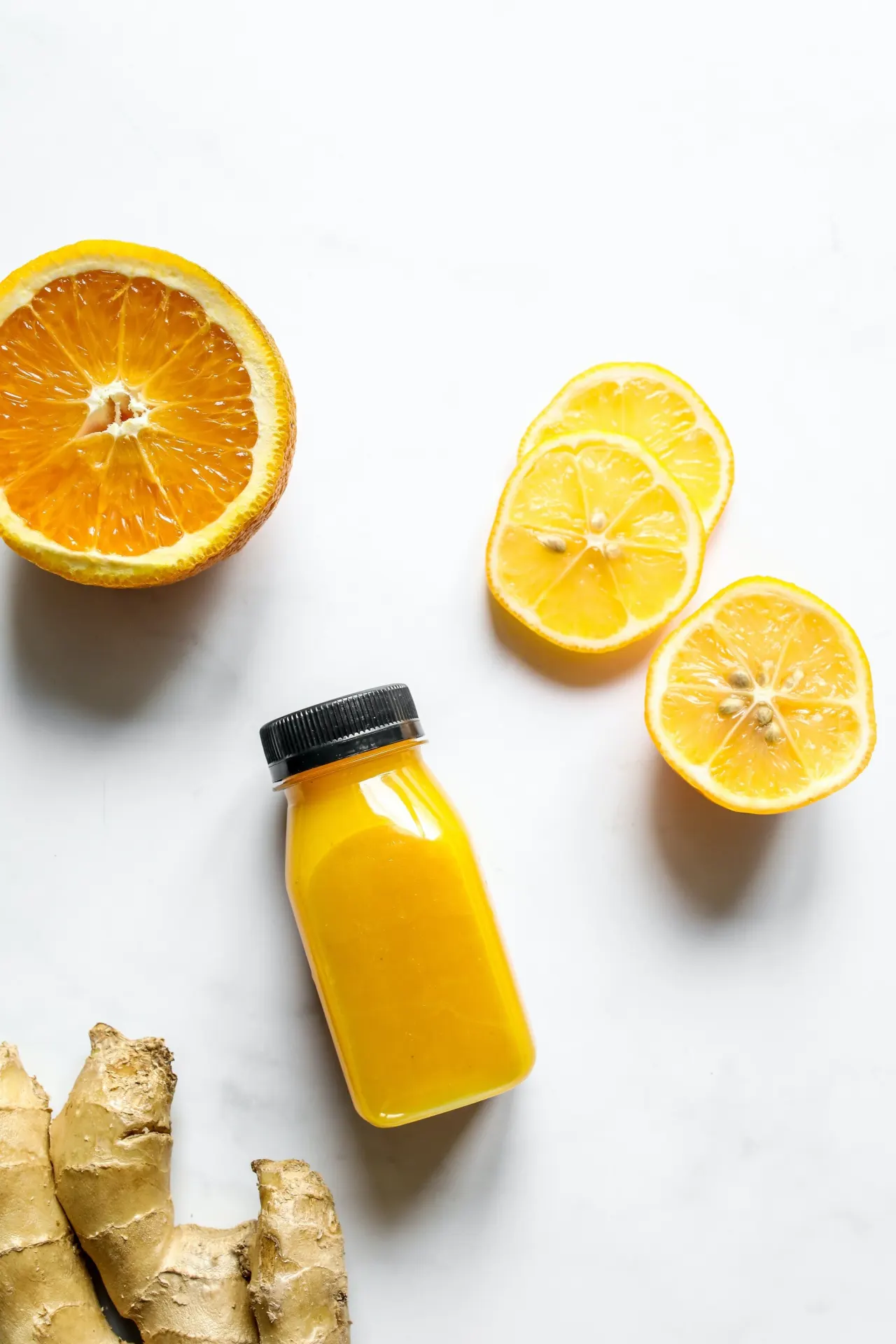 Citrus Ginger Wellness Shot Wallpaper