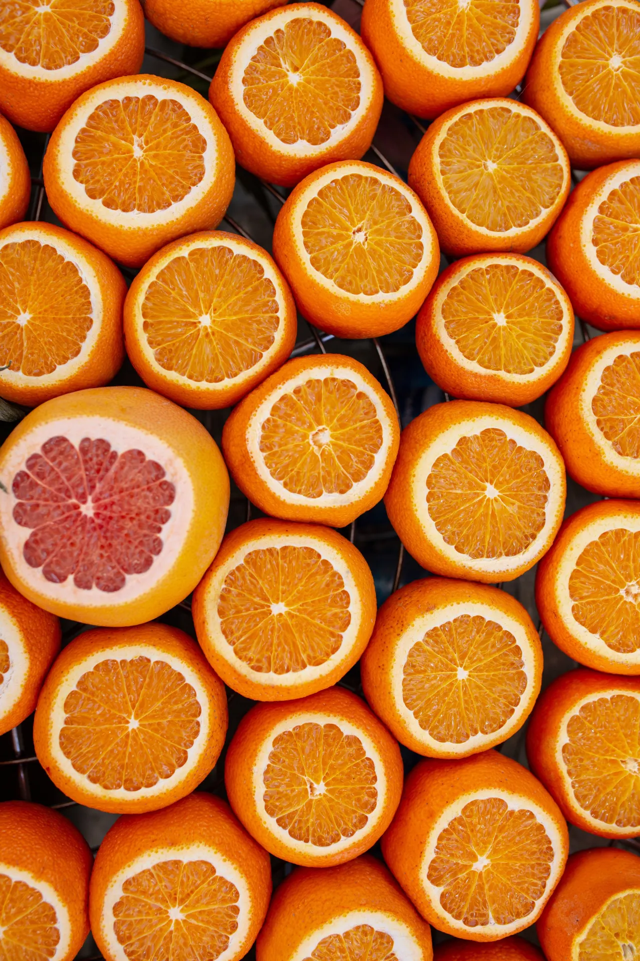 Juicy Oranges and Grapefruit Fruit Wallpaper