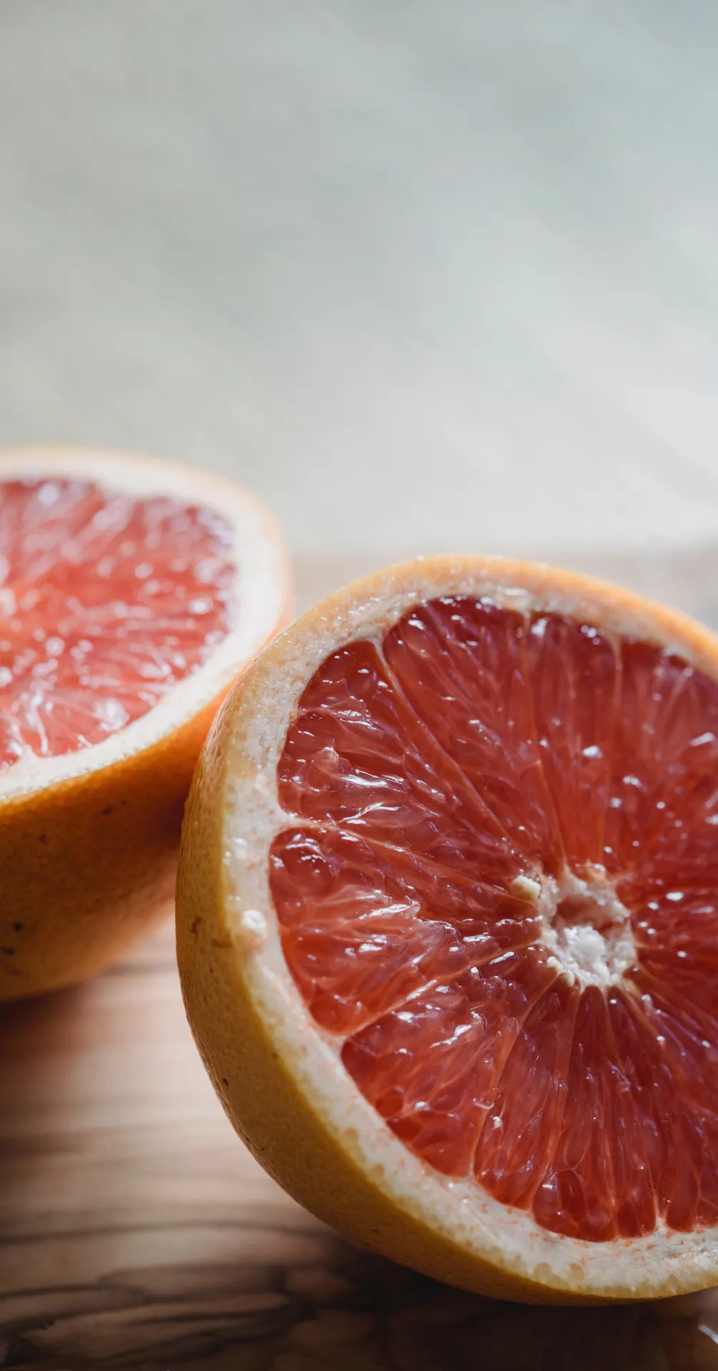 Pink Grapefruit Close-Up Wallpaper