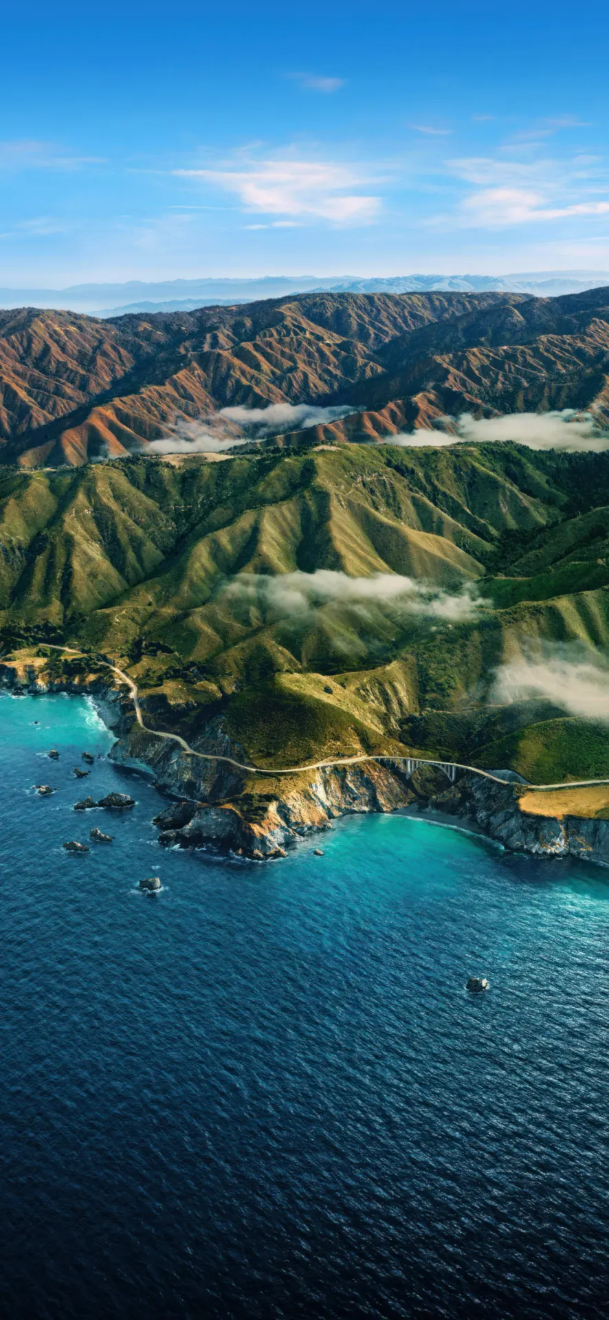 Big Sur Coast and Mountain Landscape Wallpaper