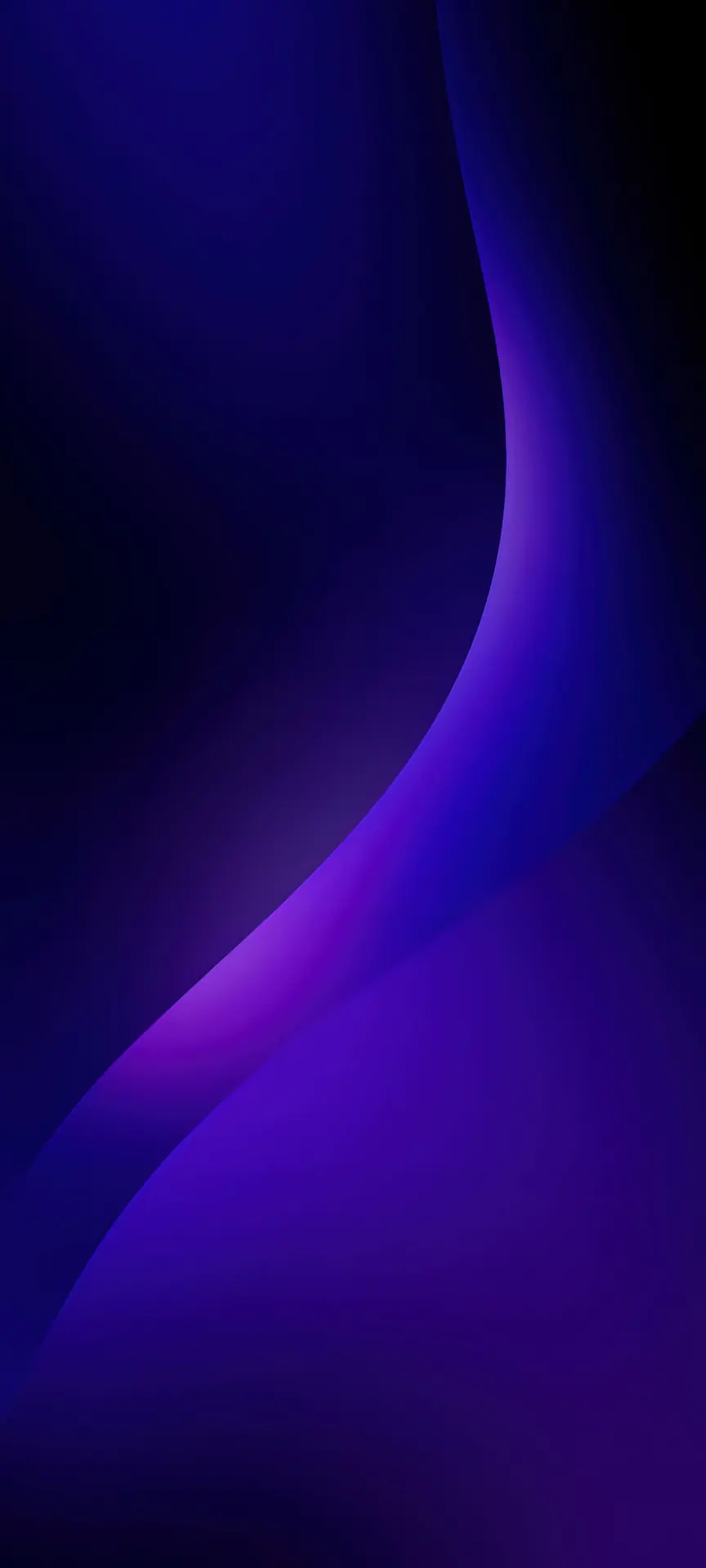 Glowing Purple Layered Curves Wallpaper