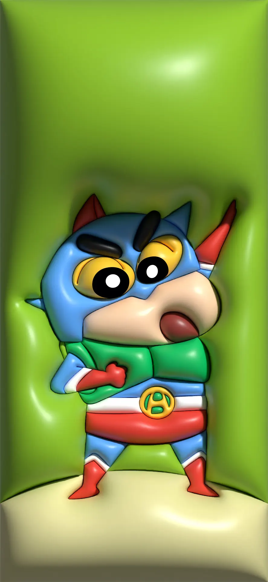 Crayon Shin-chan Superhero Cartoon Wallpaper