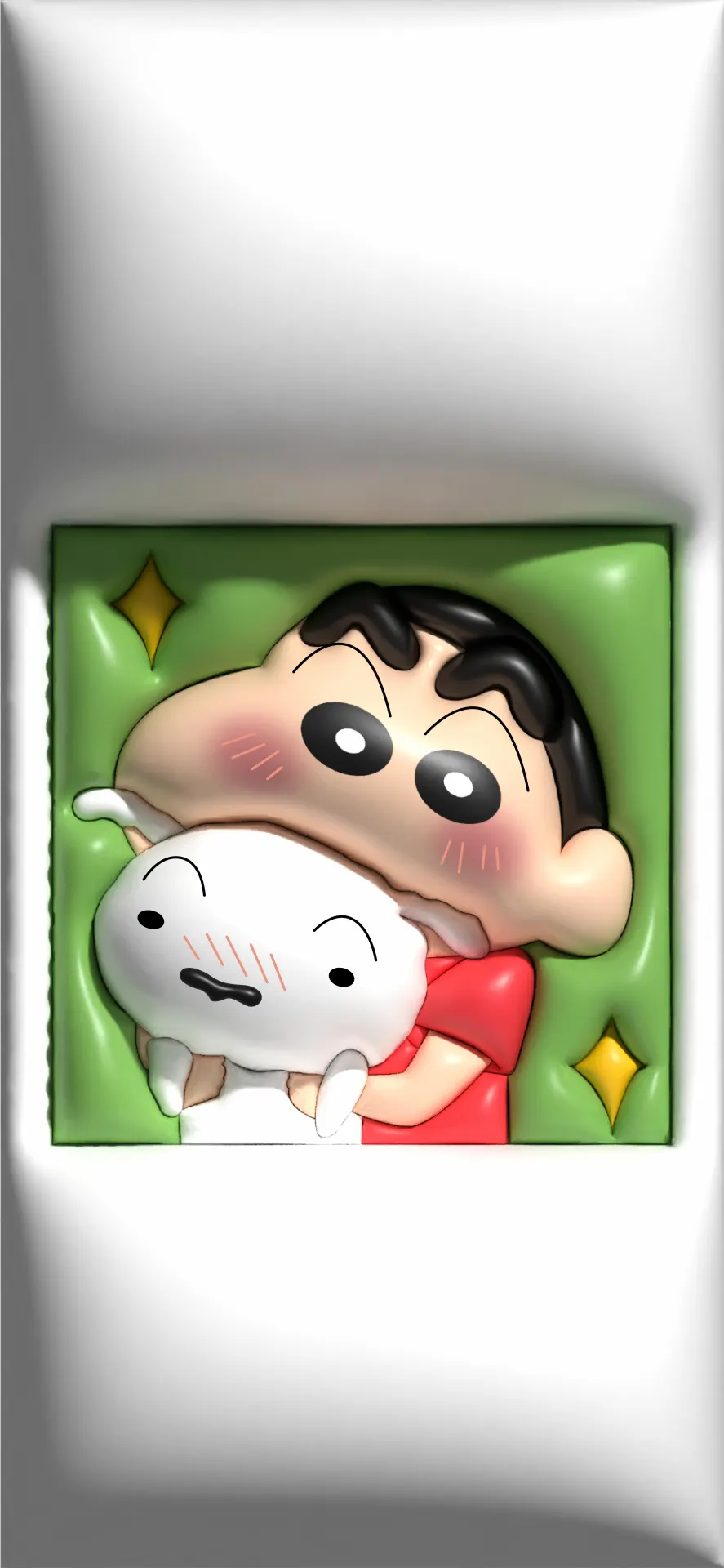 Crayon Shin-chan and Shiro Cute Cartoon Wallpaper
