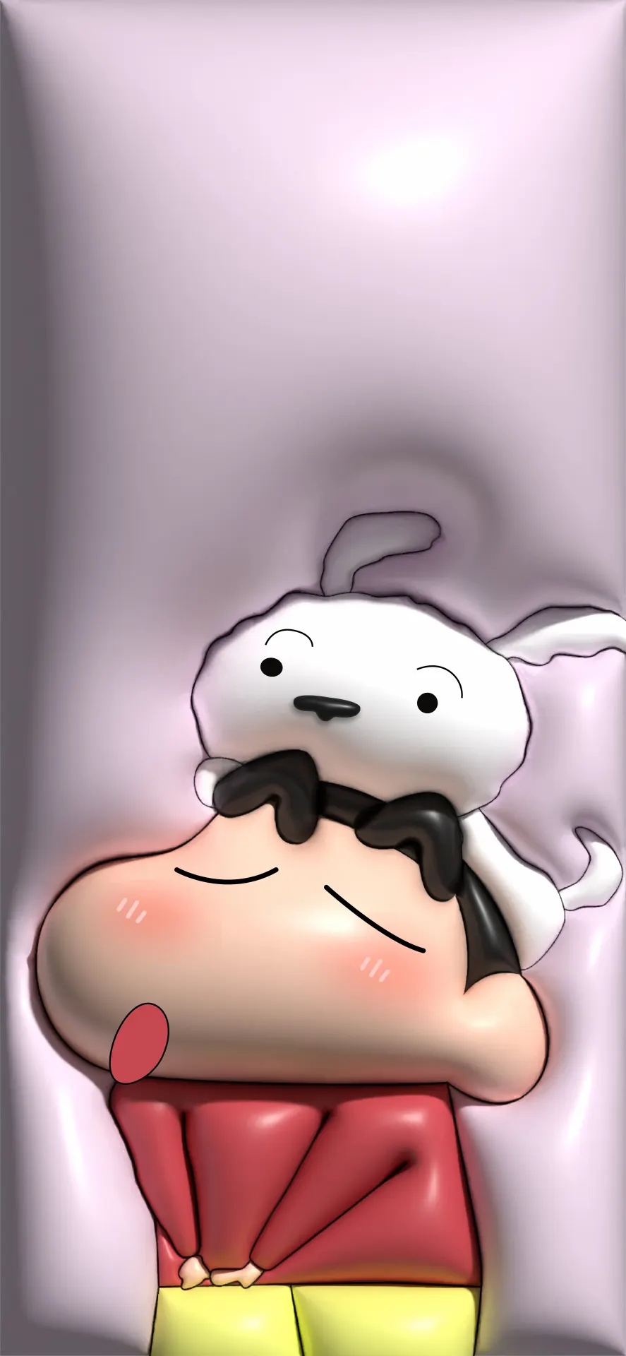 Crayon Shin-chan and Shiro Cartoon Wallpaper