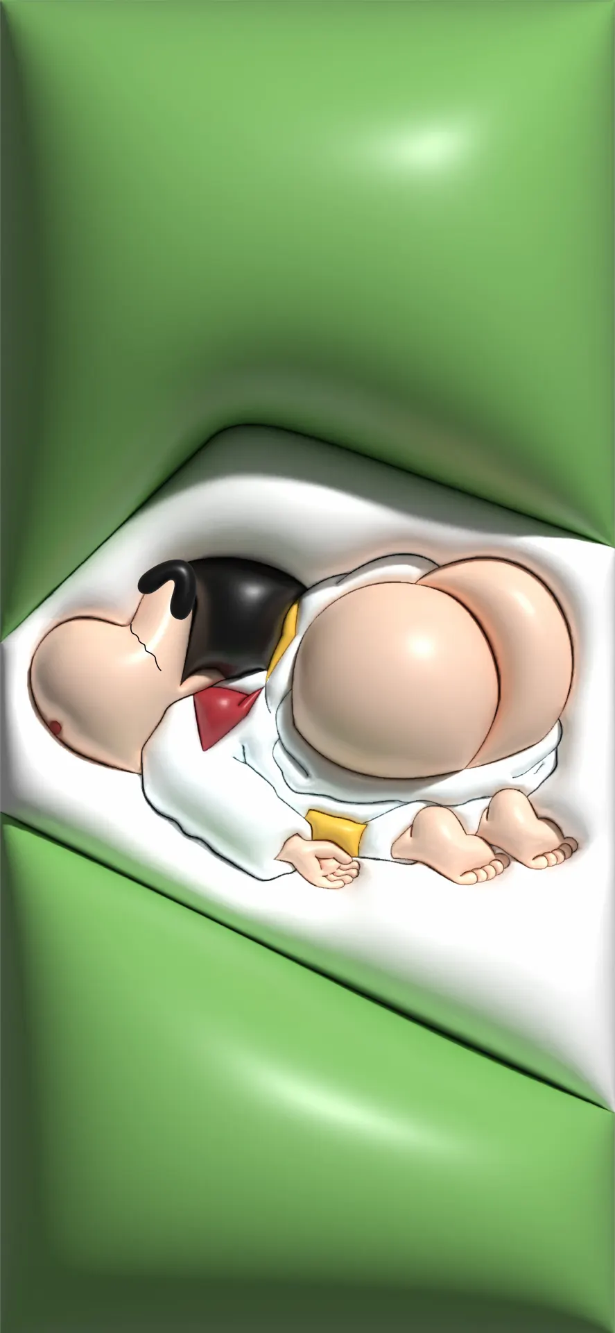 Crayon Shin-chan Cozy Nap Cartoon Wallpaper