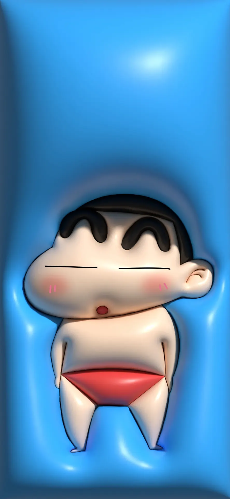 Crayon Shin-chan Sleeping Peacefully Cartoon Wallpaper
