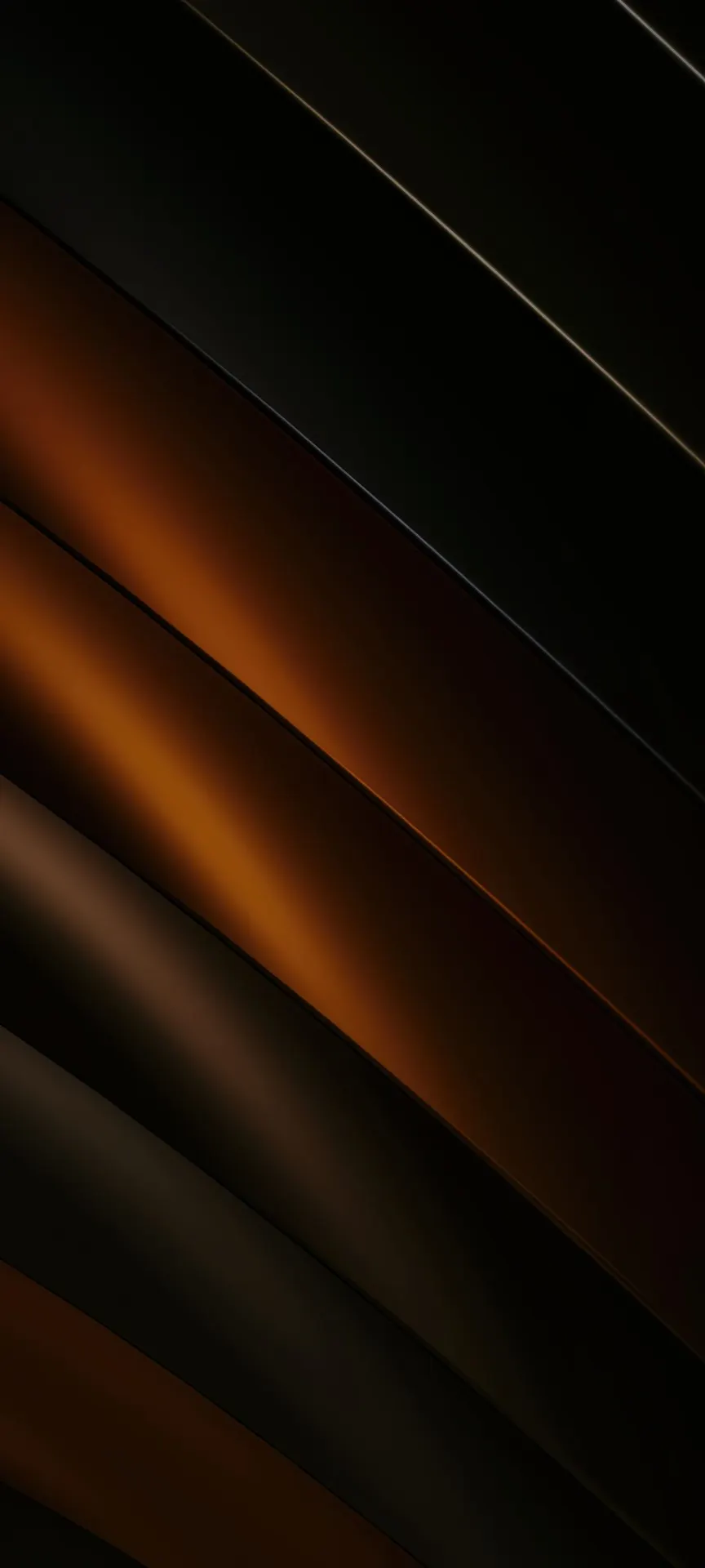 Black and Bronze Metallic Layers Wallpaper
