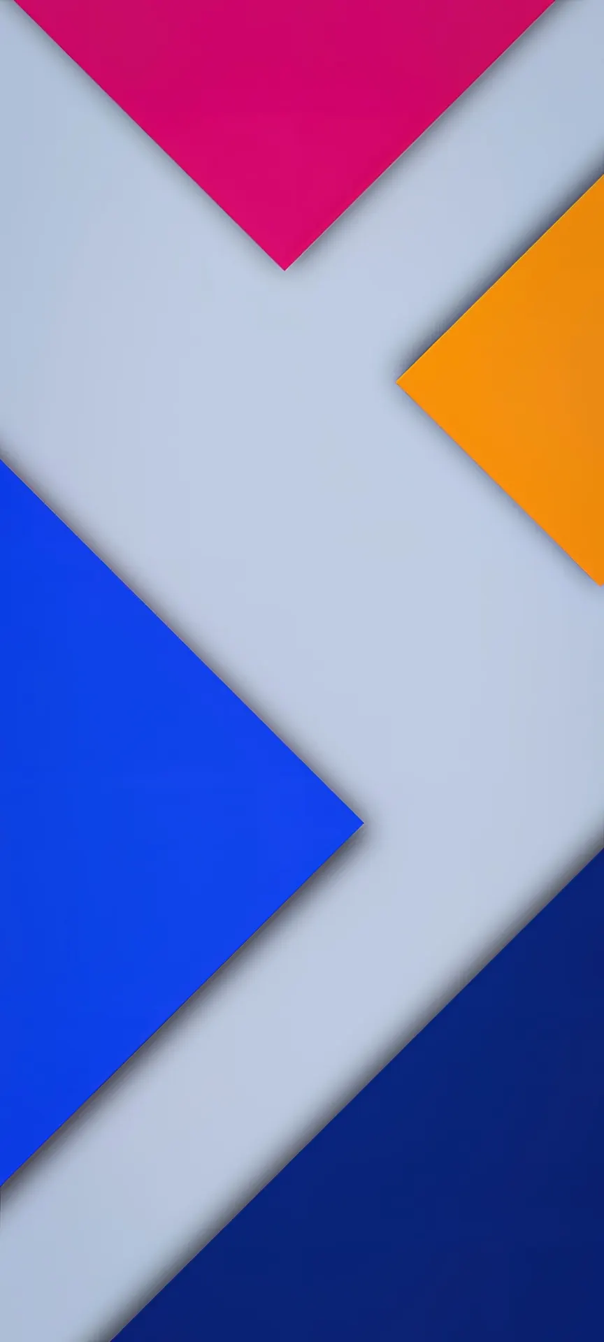Colorful Geometric Paper Layers Wallpaper