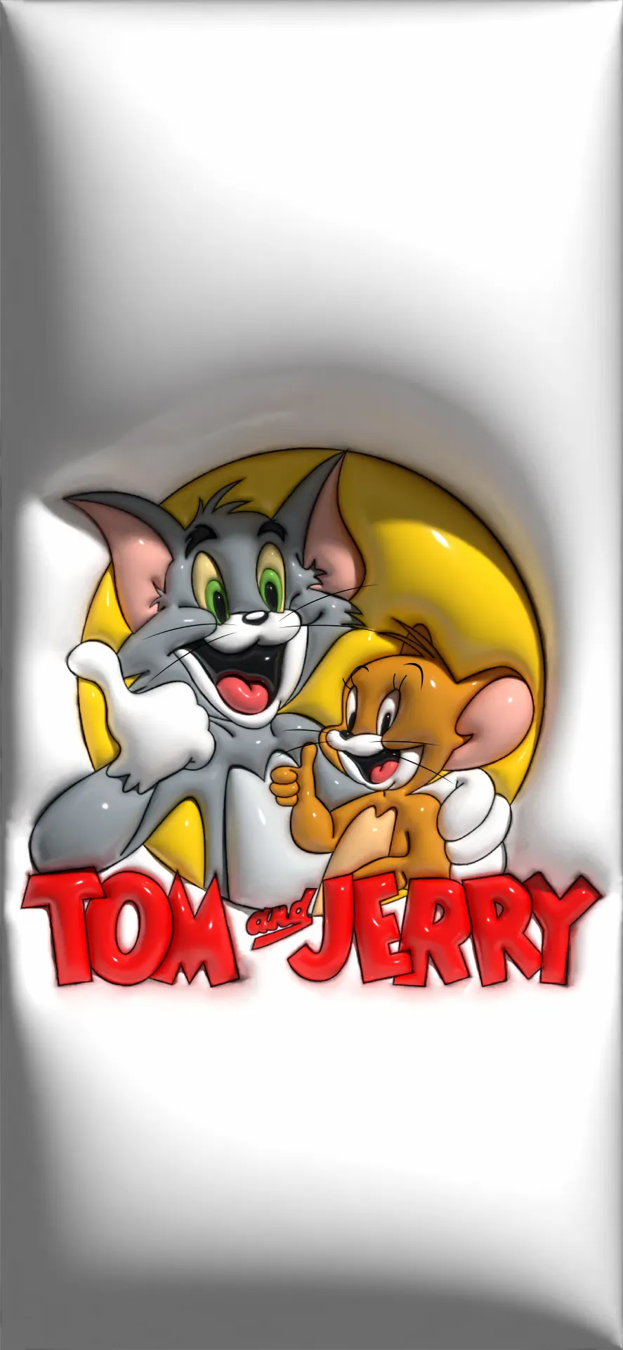 Tom and Jerry Thumbs Up Together Wallpaper
