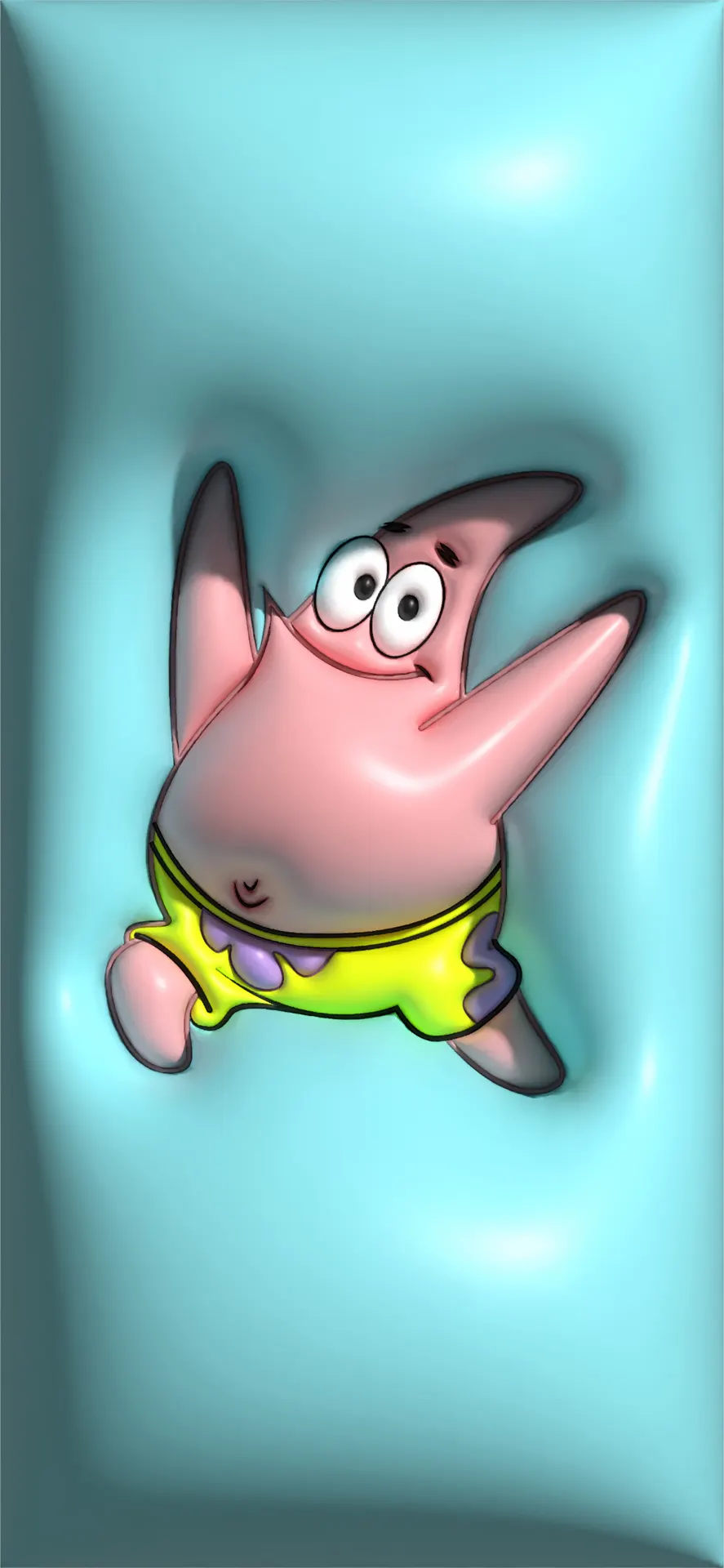 Patrick Star Smiling SpongeBob Wallpaper