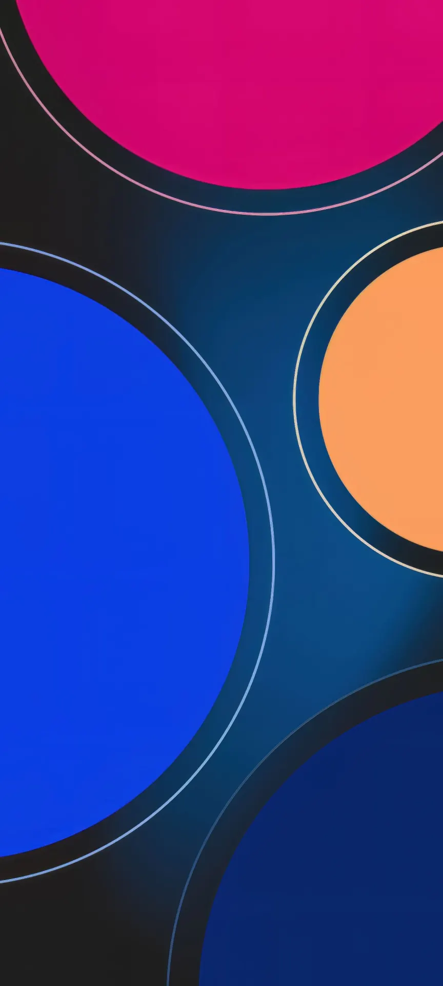 Colorful Geometric Circles Wallpaper